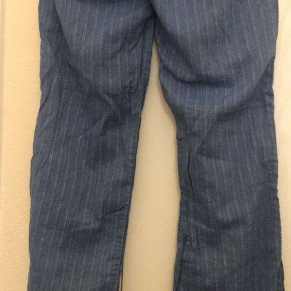 prAna Long Pants Sz 4 Four Pockets Blue Draw String Cotton New - Picture 5 of 8